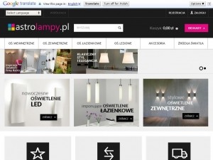 Astrolampy - sklep z artykułami oświetleniowymi.
